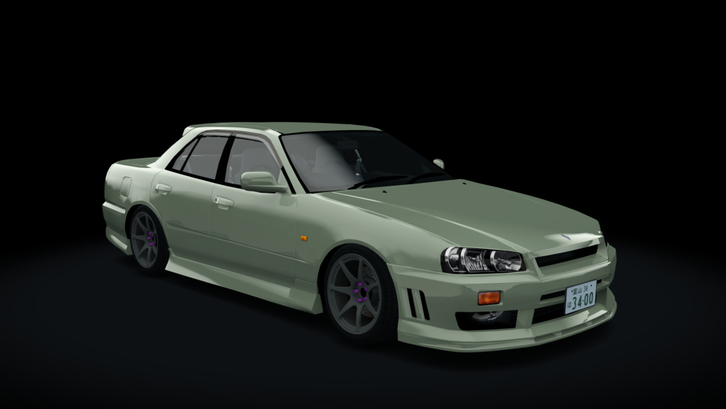 Nissan Skyline HR34 WDT (T2Z), skin 08_millennium_jade