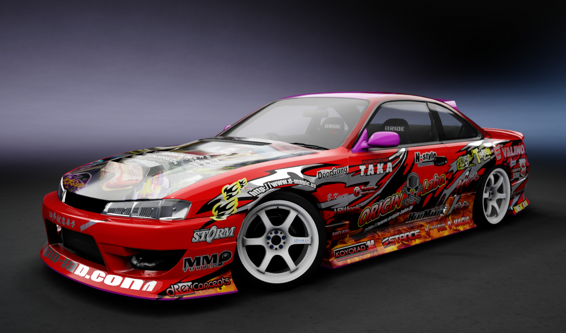 Nissan Silvia S14 WDT (T2Z), skin Animal Style Julian 1