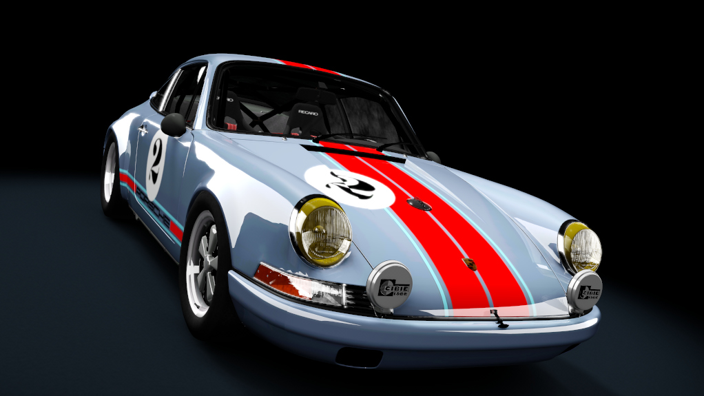 TCL Porsche 911RS 2.7, skin 102_martini_cup