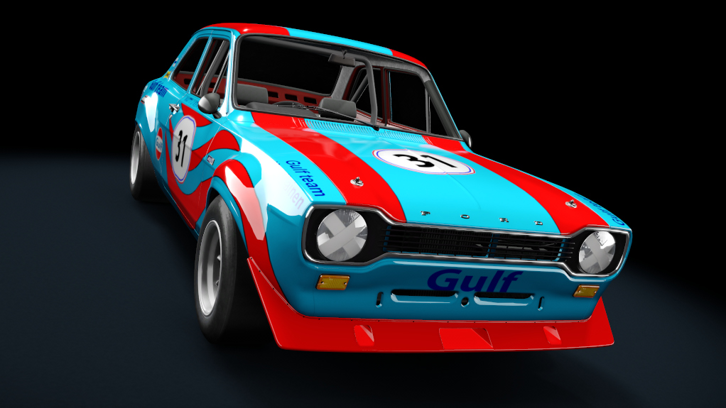 TCL Ford Escort, skin Gulf_31_1972