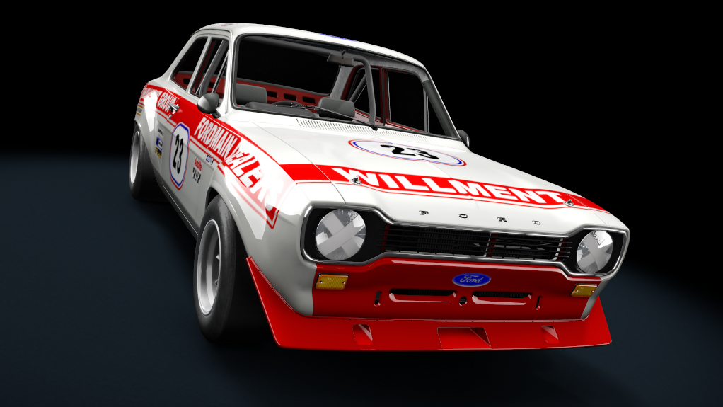 TCL Ford Escort, skin Willment_23_1972
