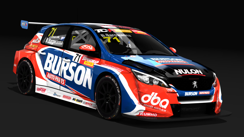 Peugeot 308 TCR, skin 2023_TCRAU_71