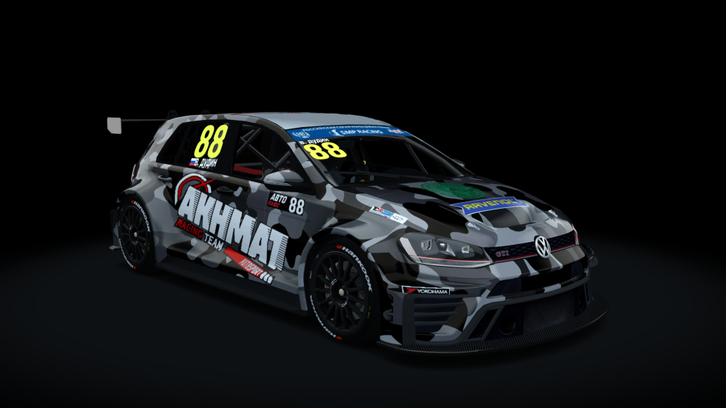 Volkswagen Golf TCR, skin AKHMAT Racing Team