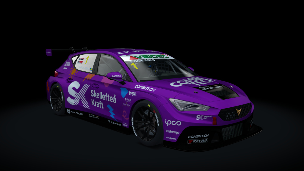 Cupra Leon Competición, skin pwr_racing_1