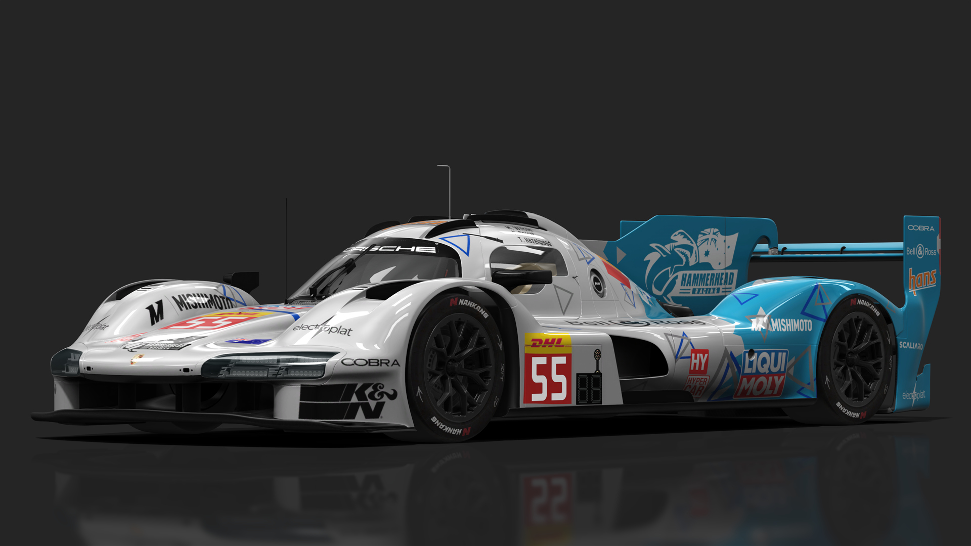 Porsche 963, skin Hammerhead Racing 2