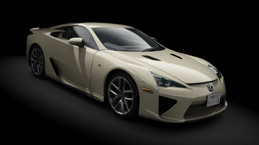 Lexus LFA, skin Gold Metallic