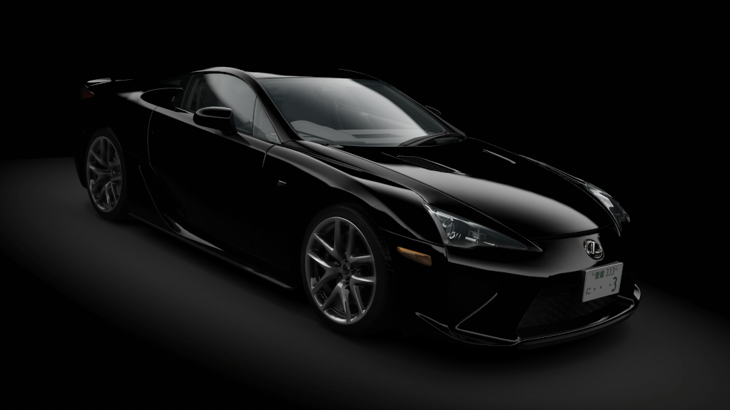 Lexus LFA, skin Onyx Black