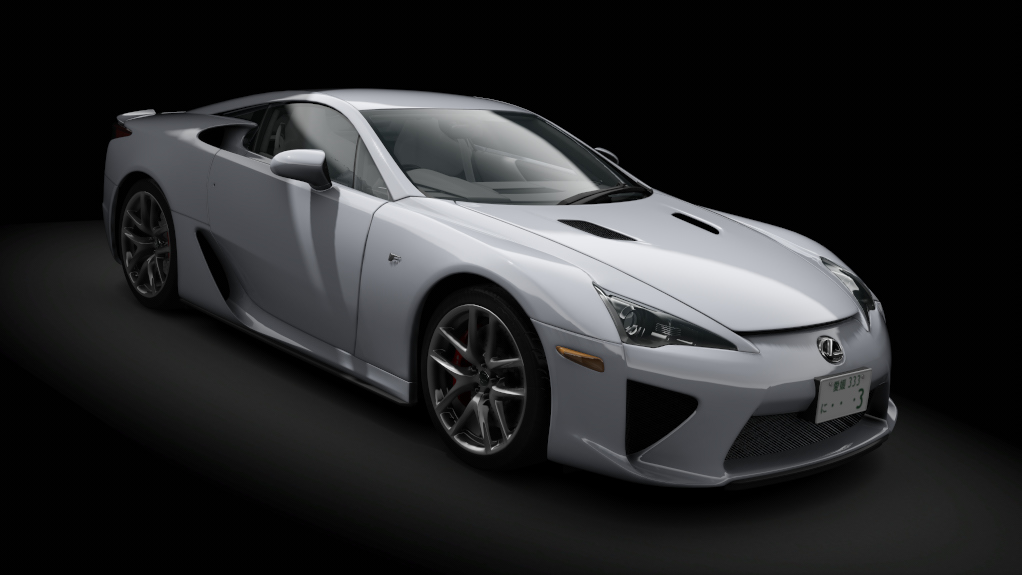 Lexus LFA, skin Platinum Metallic