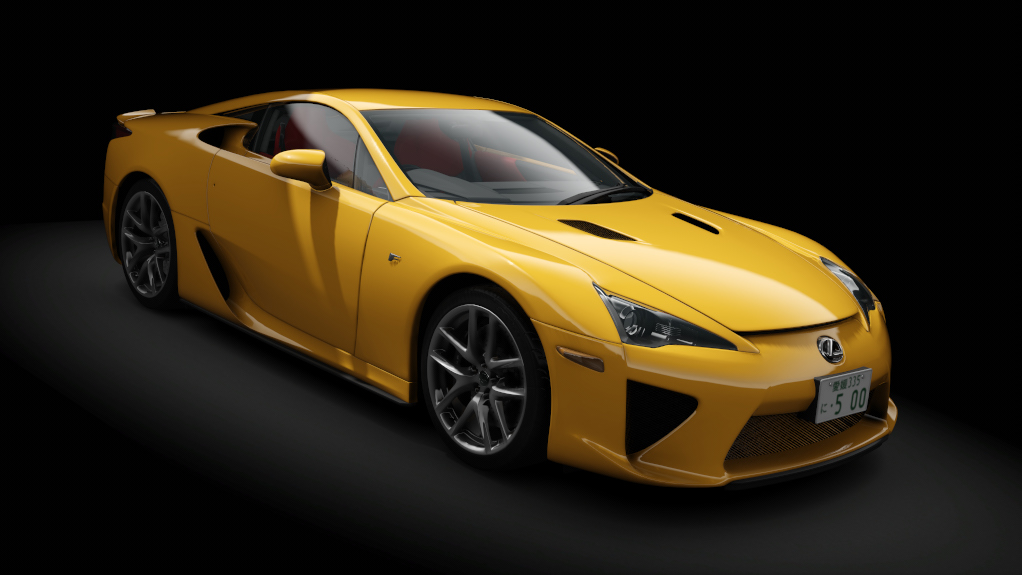 Lexus LFA, skin Sunset Orange