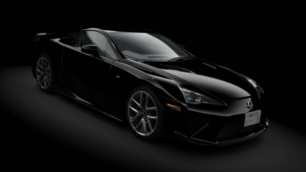 Lexus LFA, skin Under Cover Black