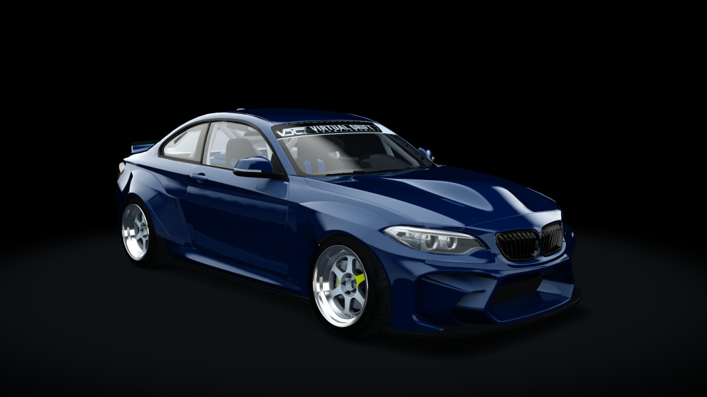 VDC BMW F22 M2 Eurofighter Public 2.0, skin tananit_blue_metallic