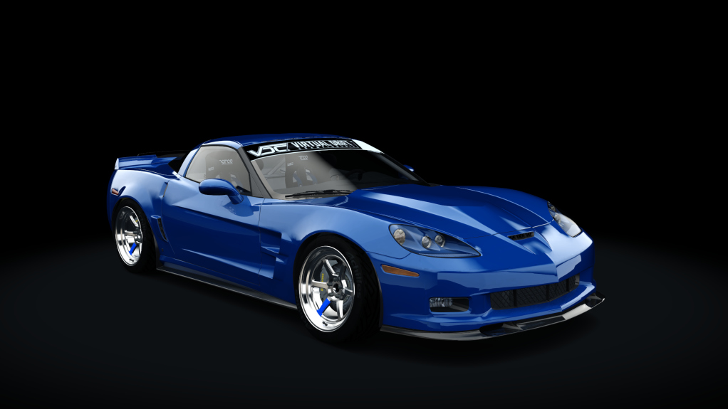 VDC Chevrolet Corvette C6 Public 2.0, skin 03_laguna_blue_sw