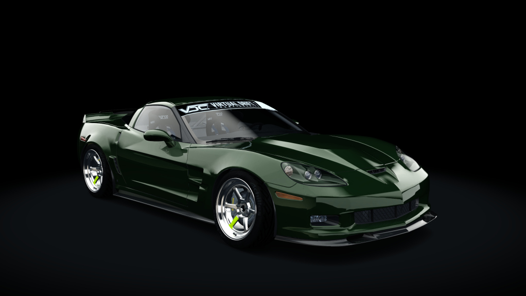 VDC Chevrolet Corvette C6 Public 2.0, skin 06_lime_rock_green