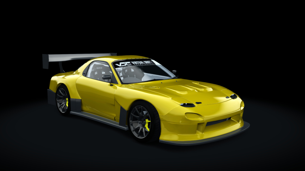 VDC Mazda RX-7 FD3S 20B Public 2.0, skin 03_competition_yellow