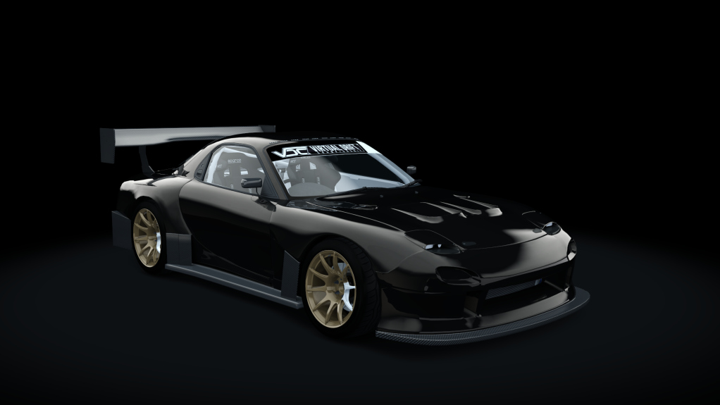 VDC Mazda RX-7 FD3S 20B Public 2.0, skin 05_brilliant_black