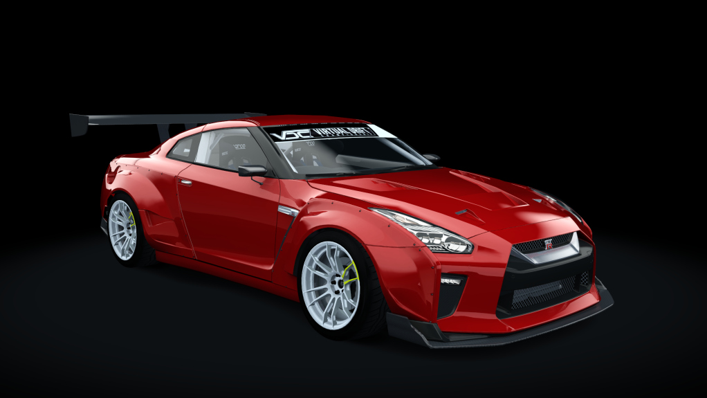 VDC Nissan GT-R DAMD Public 2.0, skin 01_active_red