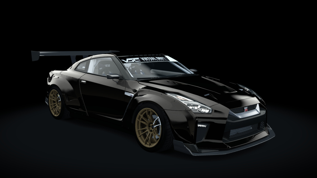 VDC Nissan GT-R DAMD Public 2.0, skin 03_black_pearl