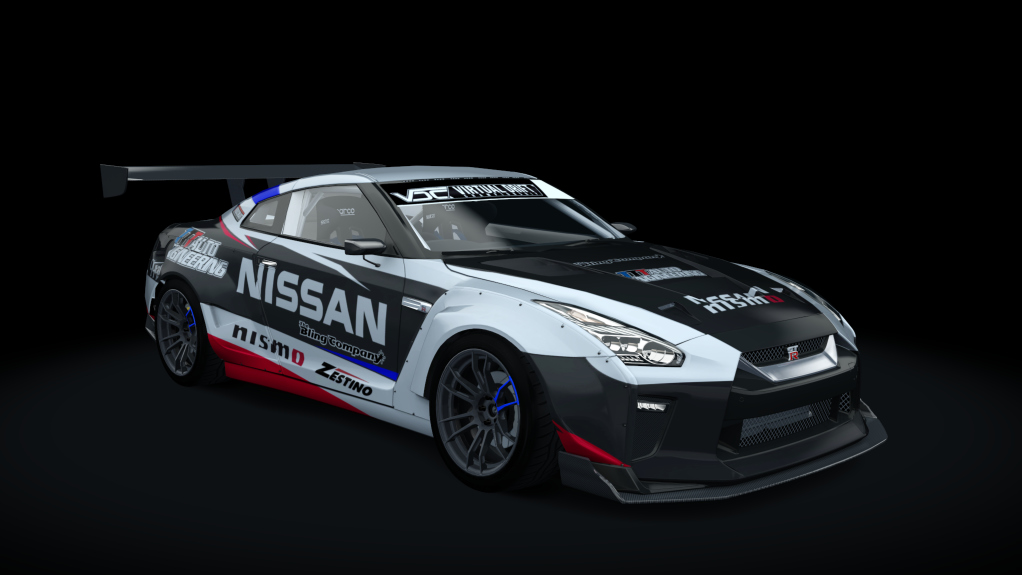 VDC Nissan GT-R DAMD Public 2.0, skin Darren Kelly GT-R