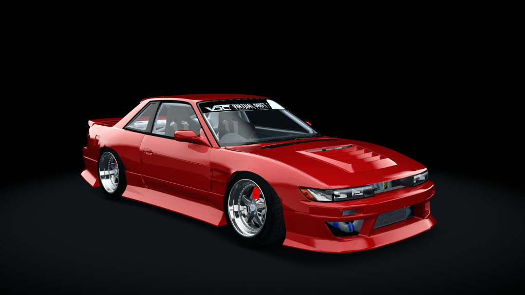 VDC Nissan Silvia PS13 Public 2.0, skin 01_active_red