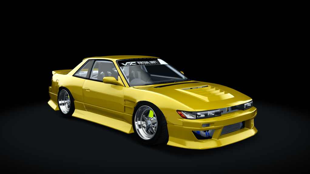 VDC Nissan Silvia PS13 Public 2.0, skin 04_lightning_yellow