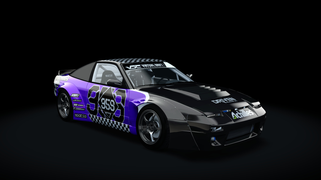 VDC Nissan Silvia RPS13 Public 2.0, skin matt_coffman