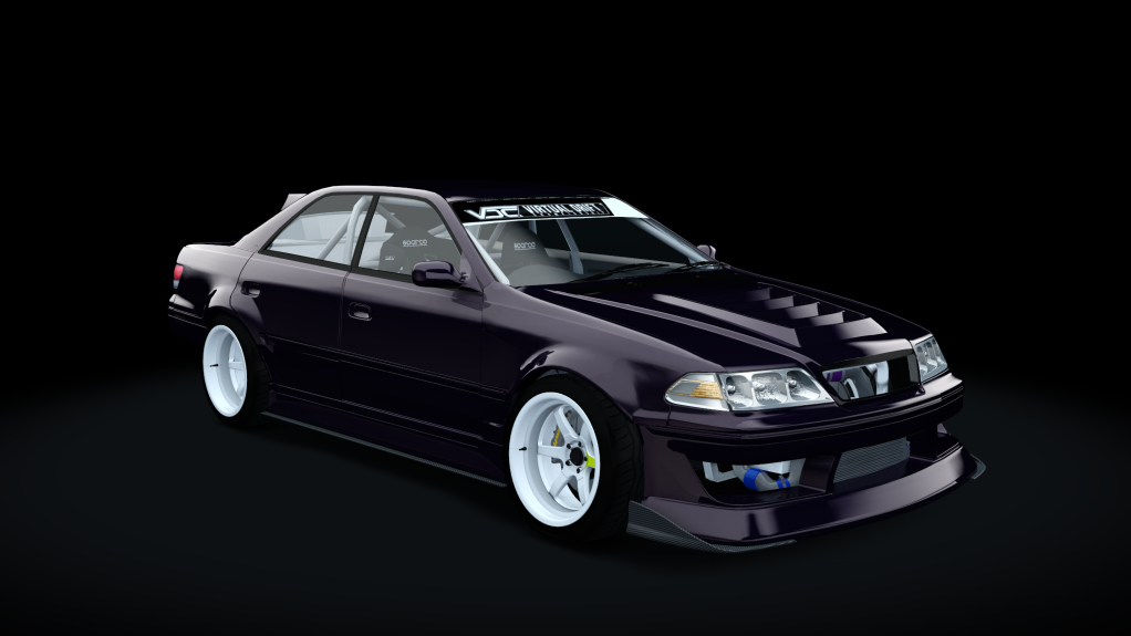 VDC Toyota Mark II JZX100 Public 2.0, skin Midnight Purple