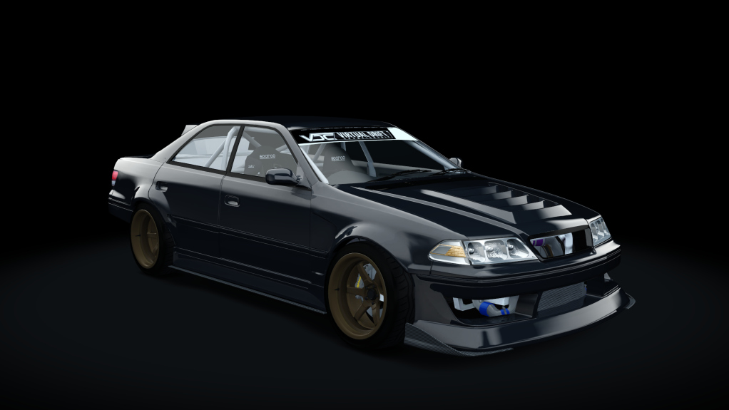 VDC Toyota Mark II JZX100 Public 2.0, skin crystal_black