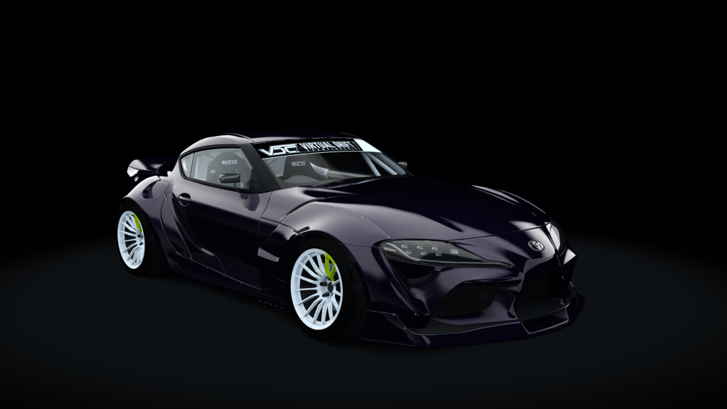 VDC Toyota Supra A90 Public 2.0, skin Midnight Purple