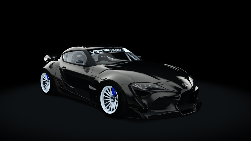 VDC Toyota Supra A90 Public 2.0, skin crystal_black