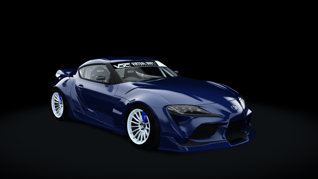 VDC Toyota Supra A90 Public 2.0, skin gravity_blue