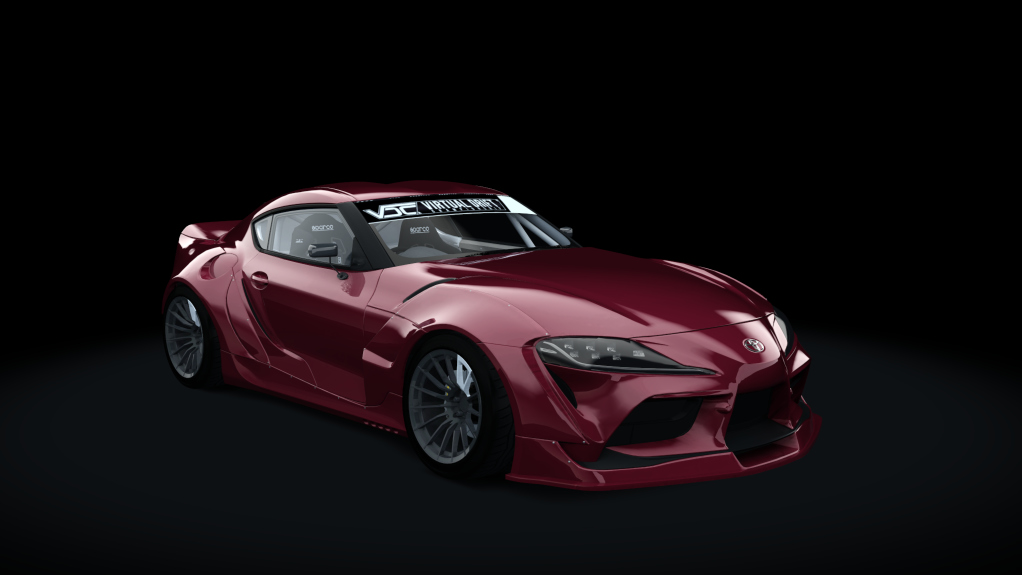 VDC Toyota Supra A90 Public 2.0, skin ignition_red