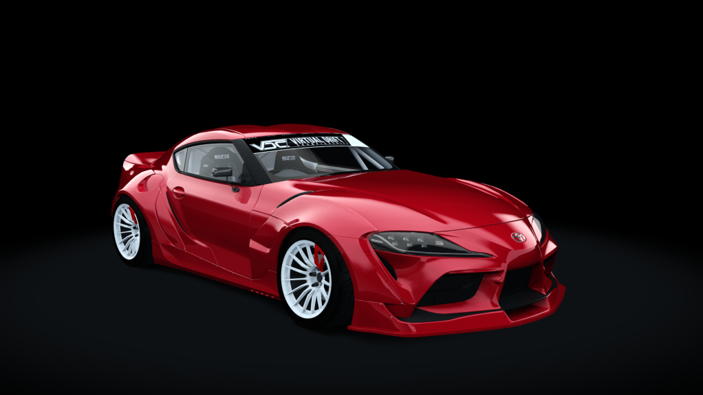 VDC Toyota Supra A90 Public 2.0, skin lightning_red