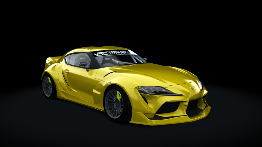 VDC Toyota Supra A90 Public 2.0, skin yellow