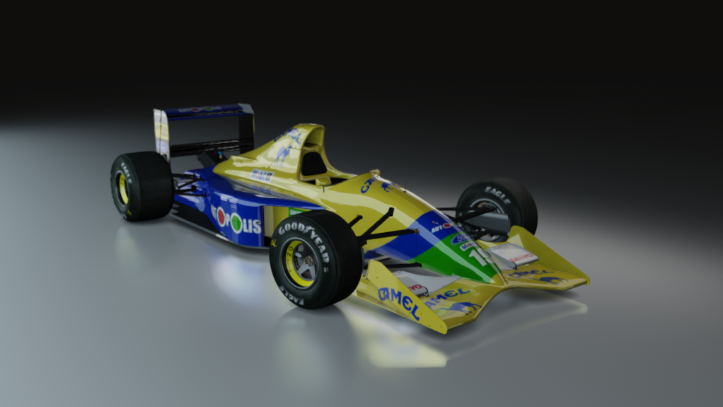 Jordan-Ford 191, skin 19_Benetton