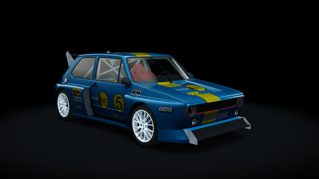 VOLKSWAGEN GOLF MK1 RACING, skin 01