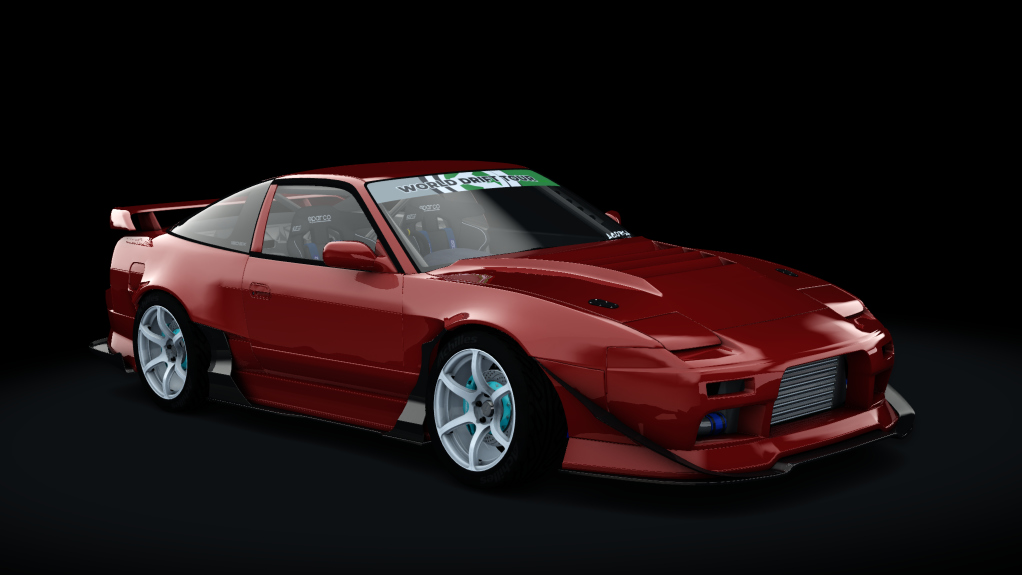 WDT Nissan 180SX, skin red