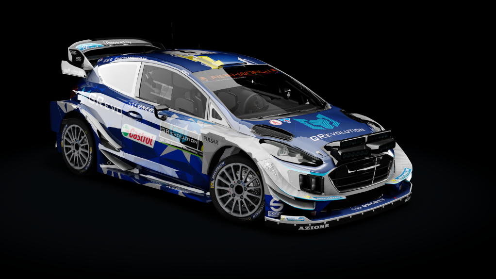 Ford Fiesta WRC+ 2019 / Extralights, skin 02_GR_Evolution