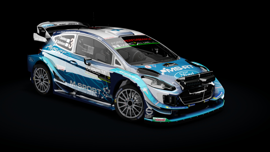 Ford Fiesta WRC+ 2019 / Extralights, skin 03_Suninen_2019