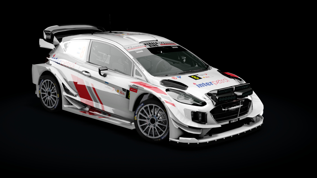 Ford Fiesta WRC+ 2019 / Extralights, skin 08_Martin