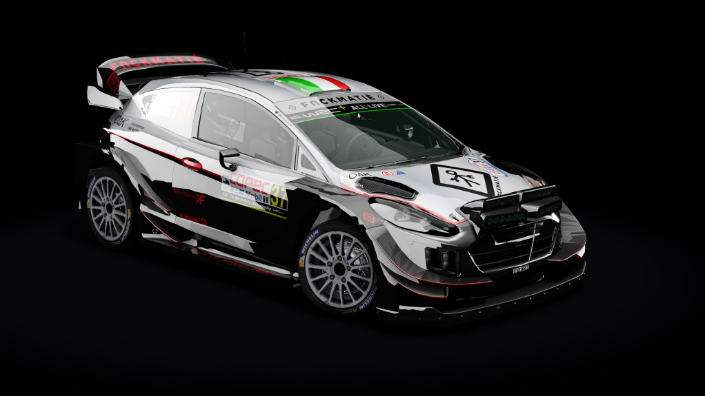 Ford Fiesta WRC+ 2019 / Extralights, skin 37_Bertelli