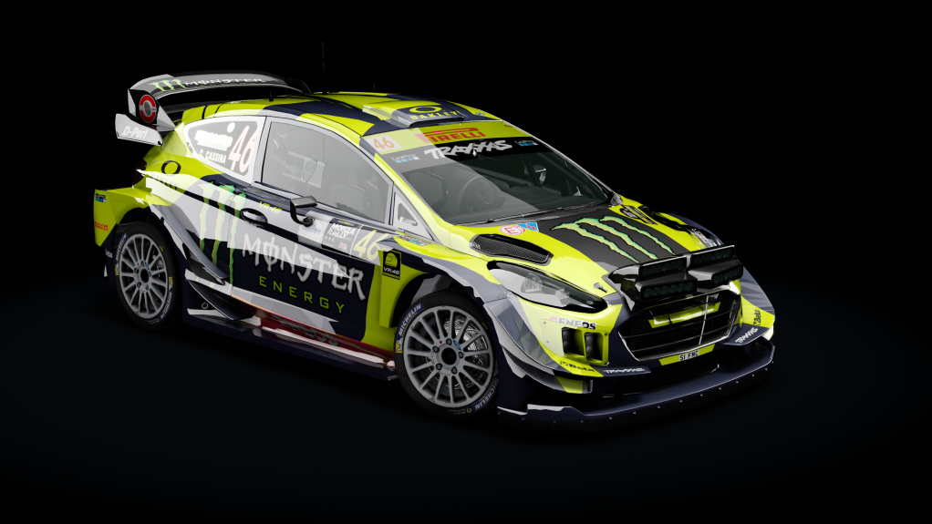 Ford Fiesta WRC+ 2019 / Extralights, skin 46_Rossi_2018