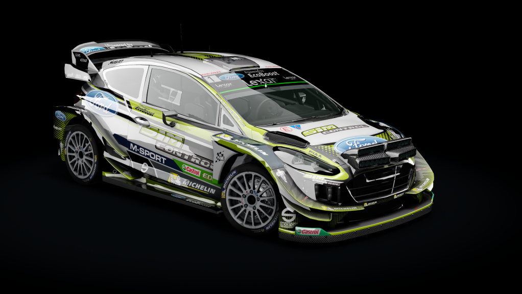 Ford Fiesta WRC+ 2019 / Extralights, skin 99_Simcontrol