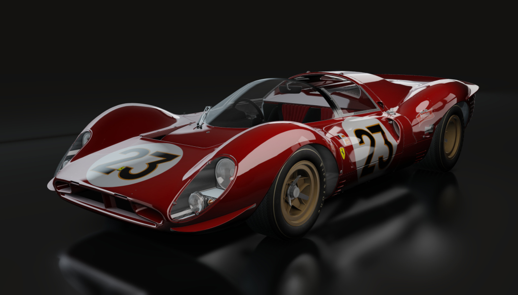 WSC60 Ferrari 330 P4 Spyder, skin 23_amon_bandini