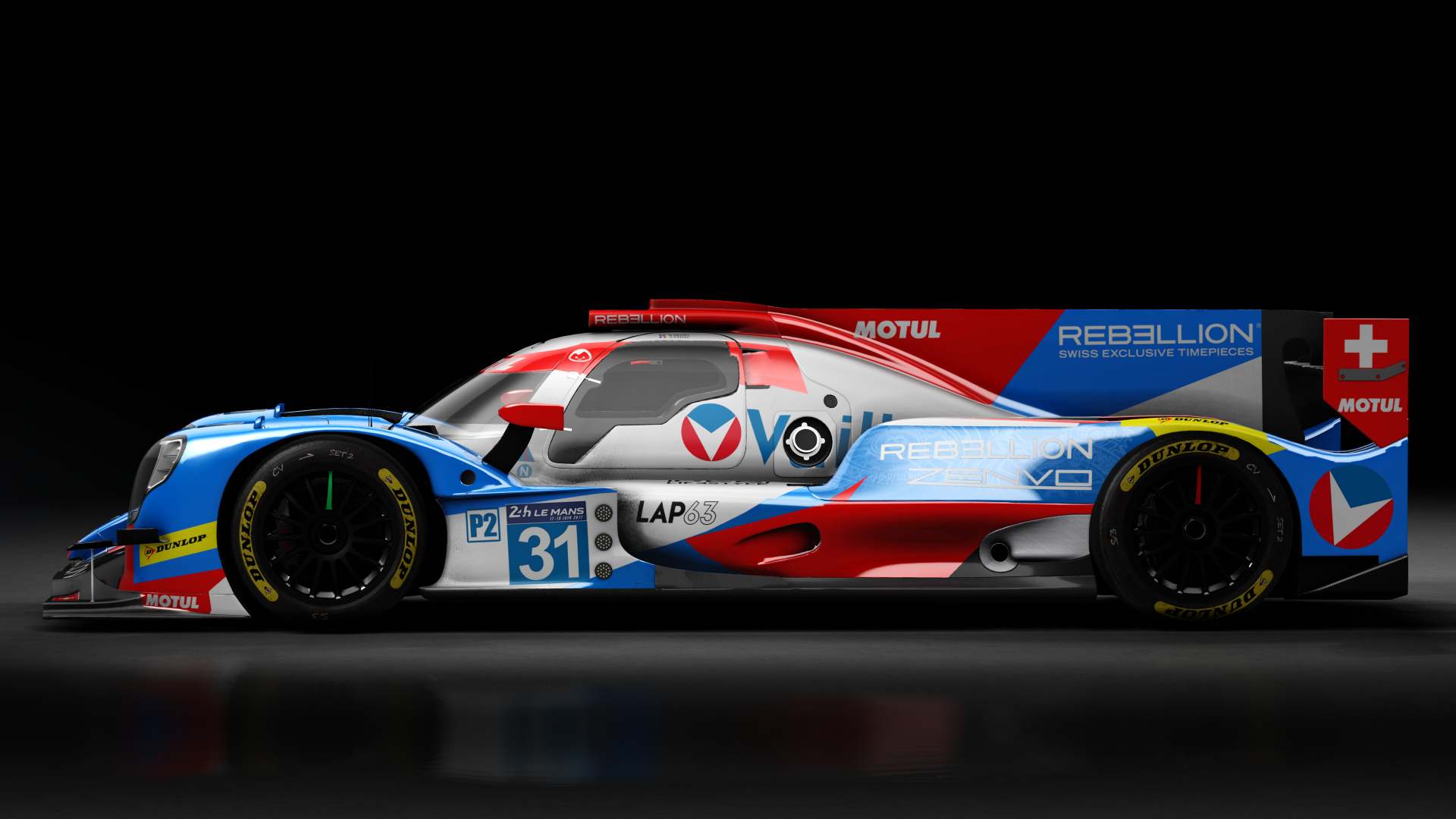 2017 Oreca 07 LMP2, skin 2017 #31 Vaillante Rebellion LM24