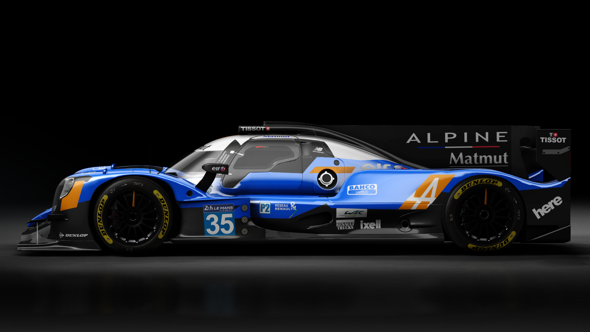 2017 Oreca 07 LMP2, skin 2017 #35 Signatech Alpine LM24