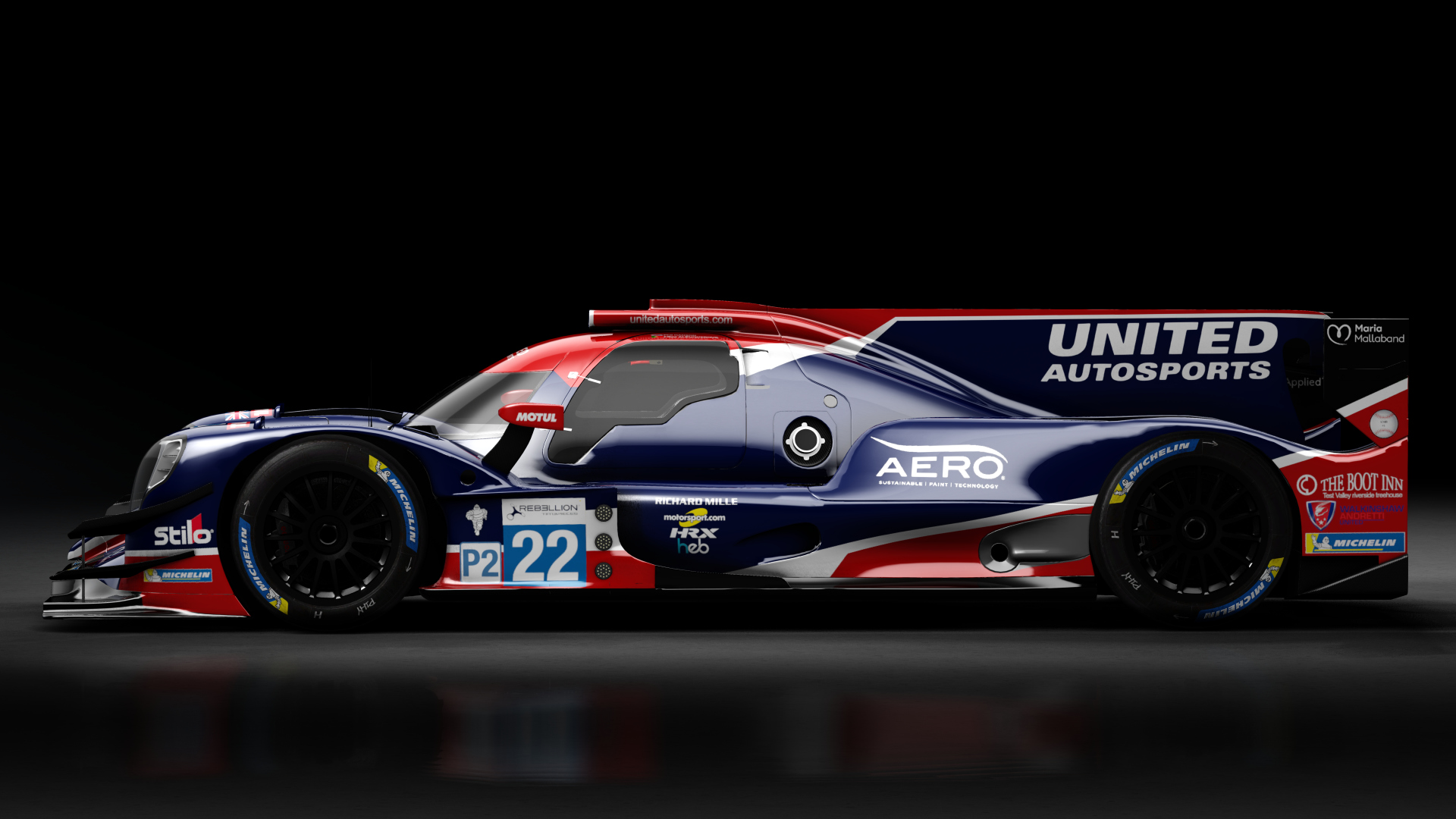 2017 Oreca 07 LMP2, skin 2019 #22 United Autosports ELMS