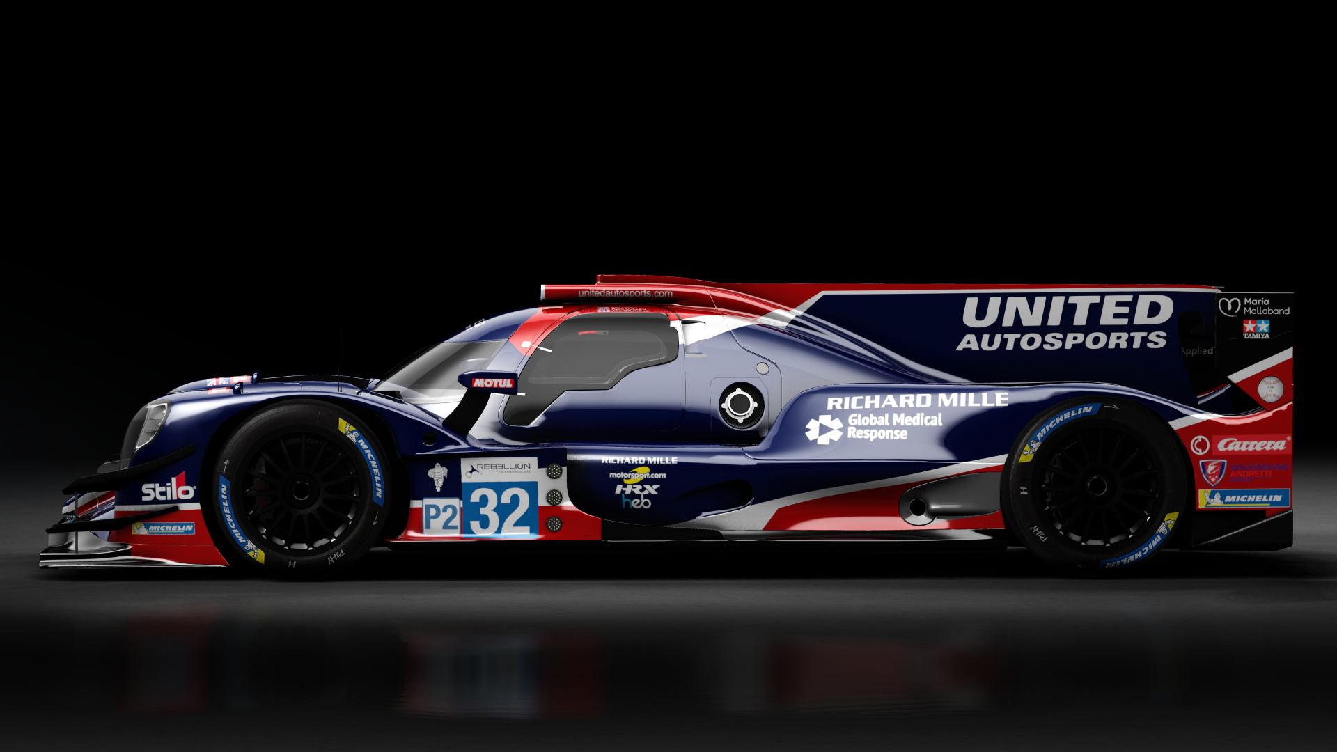 2017 Oreca 07 LMP2, skin 2019 #32 United Autosports ELMS