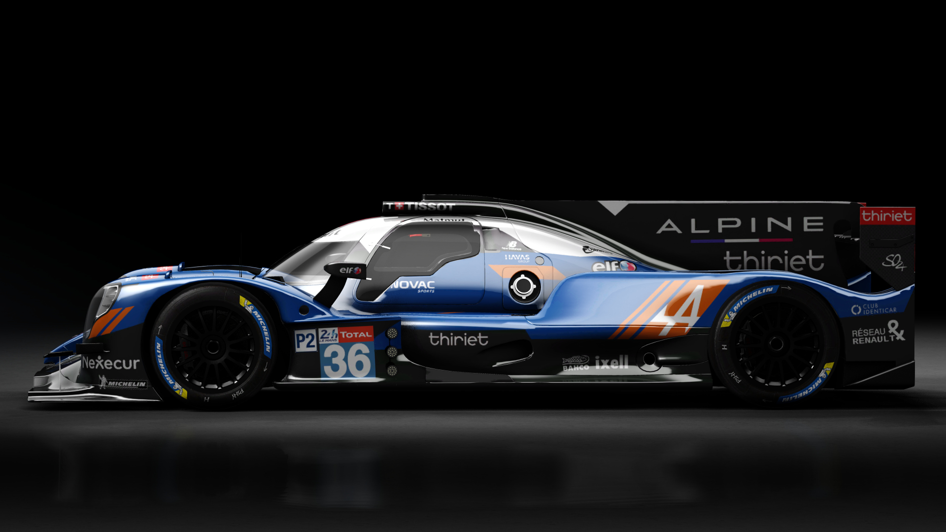 2017 Oreca 07 LMP2, skin 2019 #36 Signatech Alpine Matmut LM24