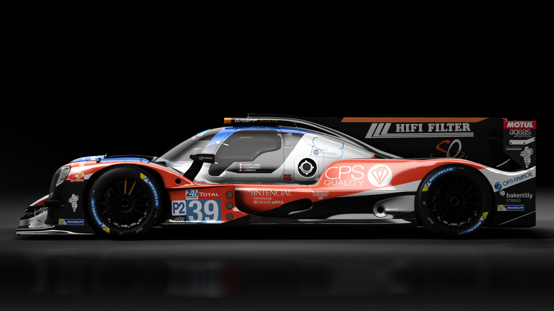 2017 Oreca 07 LMP2, skin 2019 #39 Graff Racing LM24