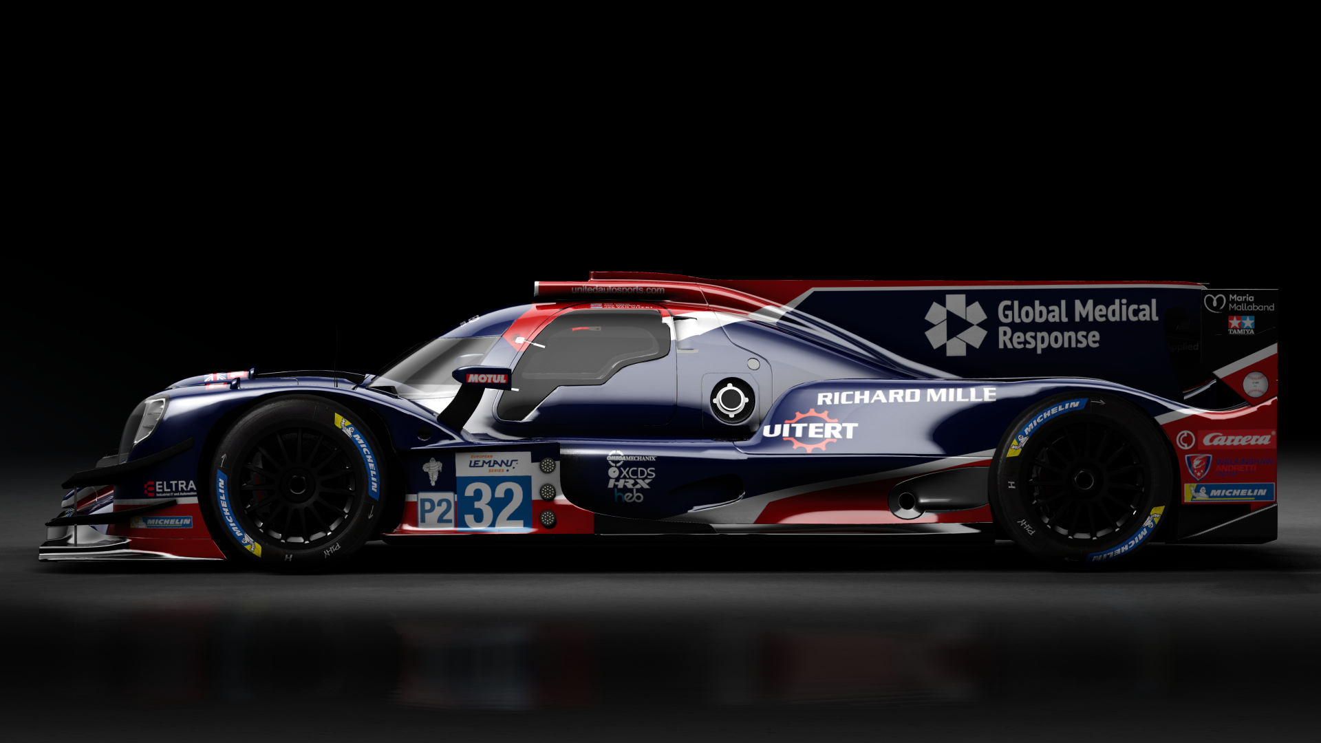 2017 Oreca 07 LMP2, skin 2020 #32 United Autosports ELMS